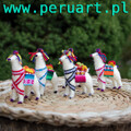 FIGURKA DEKORACYJNA LAMA Z PERU - FIGURKA ETNICZNA 9 cm