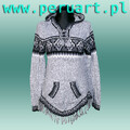 SWETER BOHO Z FRĘDZLAMI Z PERU