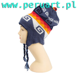 CHULLO - PERUWIAŃSKA DWUSTRONNA CZAPKA 23 a