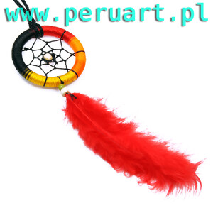 INDIAŃSKI ŁAPACZ SNÓW NASZYJNIK AMULET PERU