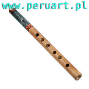 QUENA - BAMBUSOWY FLET Z PERU indiański flet TONACJA E moll (G dur)
