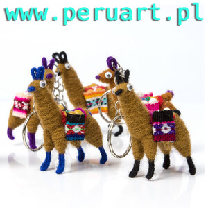 BRELOCZEK LAMA HANDMADE BRĄZ