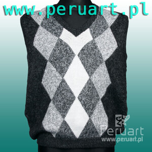 KAMIZELKA WEŁNIANA Z PERU ROZMIAR L/XL 01