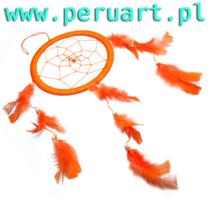 INDIAŃSKI ŁAPACZ SNÓW DREAMCATCHER naranja