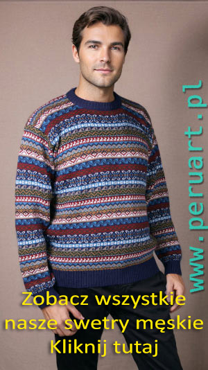 sweter męski wełniany alpaka